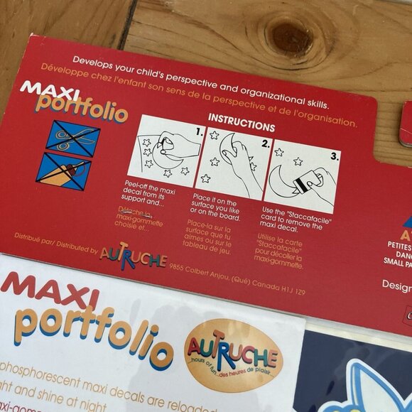 Firefly Glow in the Dark Wall Decals Maxi Portfolio Vintage 90s Made in Italy - Picture 3 of 4